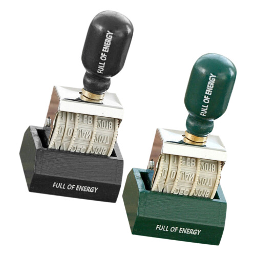 Planner Stamps Date Stamp Assorted Color 2pcs
