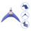 Pigeon Supplies Perch Durable Elevated Blue For Pet Use 6pcs 3