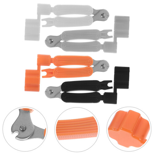 Unbranded  4 Pcs Multifunctional String Changer Tuner Guitar Pick Rack 2