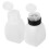 Makeup Pump Dispenser Empty Pump Bottle Transparent 2pcs 1