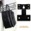 1Ensemble Crochet Audio En Fer Noir Support Mural Polyvalent Et Solide 5
