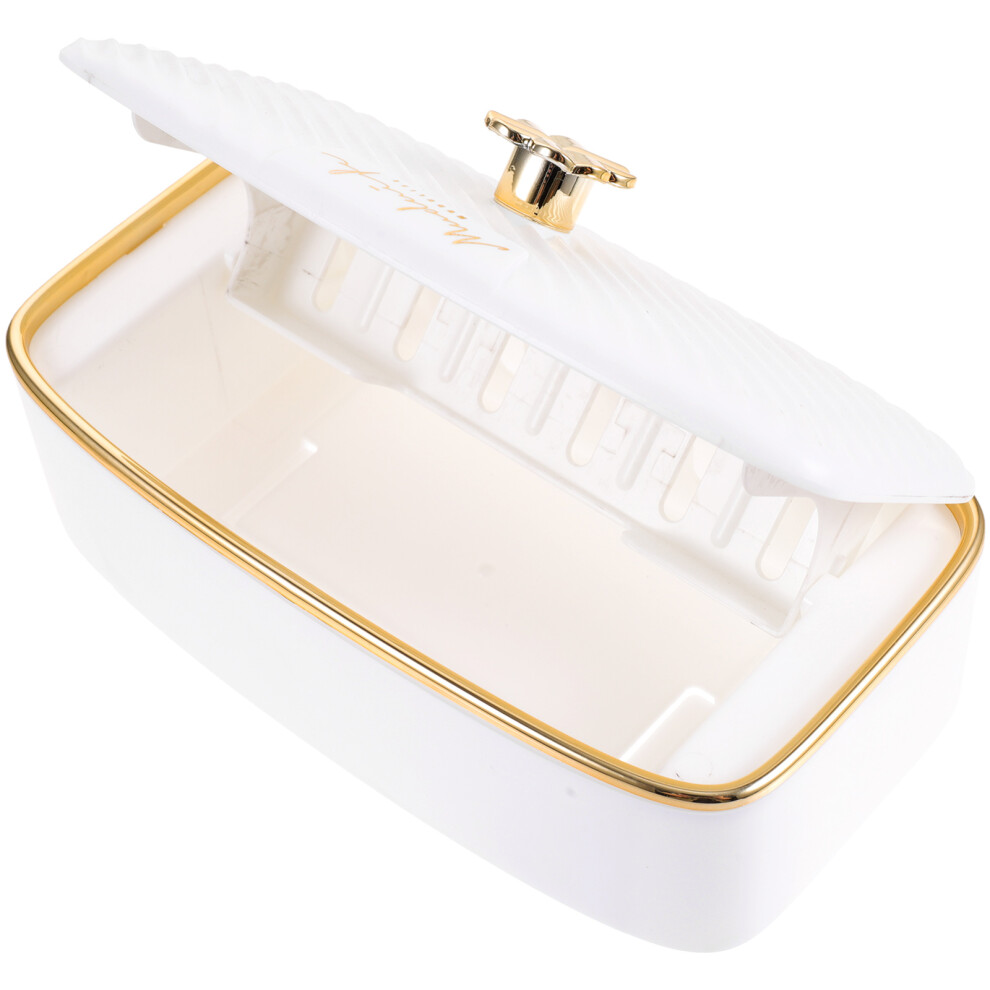 Bathroom Accessories Soap Storage Box Abs 1set 7.1x3.9x2.8in-image-OPC-PK8GDPV-NEW