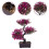 Künstliche Rosa Kleiner Bonsai In Übertopf 4