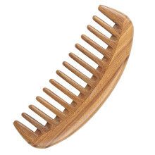 Detangling Comb Natural Wood Wide Tooth Wooden Hair Sandalwood Broad