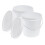 Water Bucket Plastic Reusable General Users Household 2pcs 5