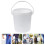 Water Bucket Plastic Reusable General Users Household 2pcs 2