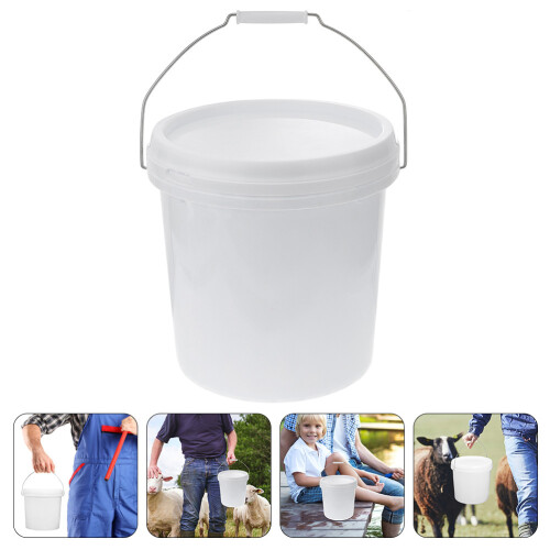 Water Bucket Plastic Reusable General Users Household 2pcs 1