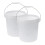 Water Bucket Plastic Reusable General Users Household 2pcs 1