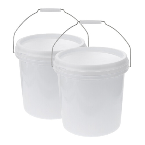 Water Bucket Plastic Reusable General Users Household 2pcs