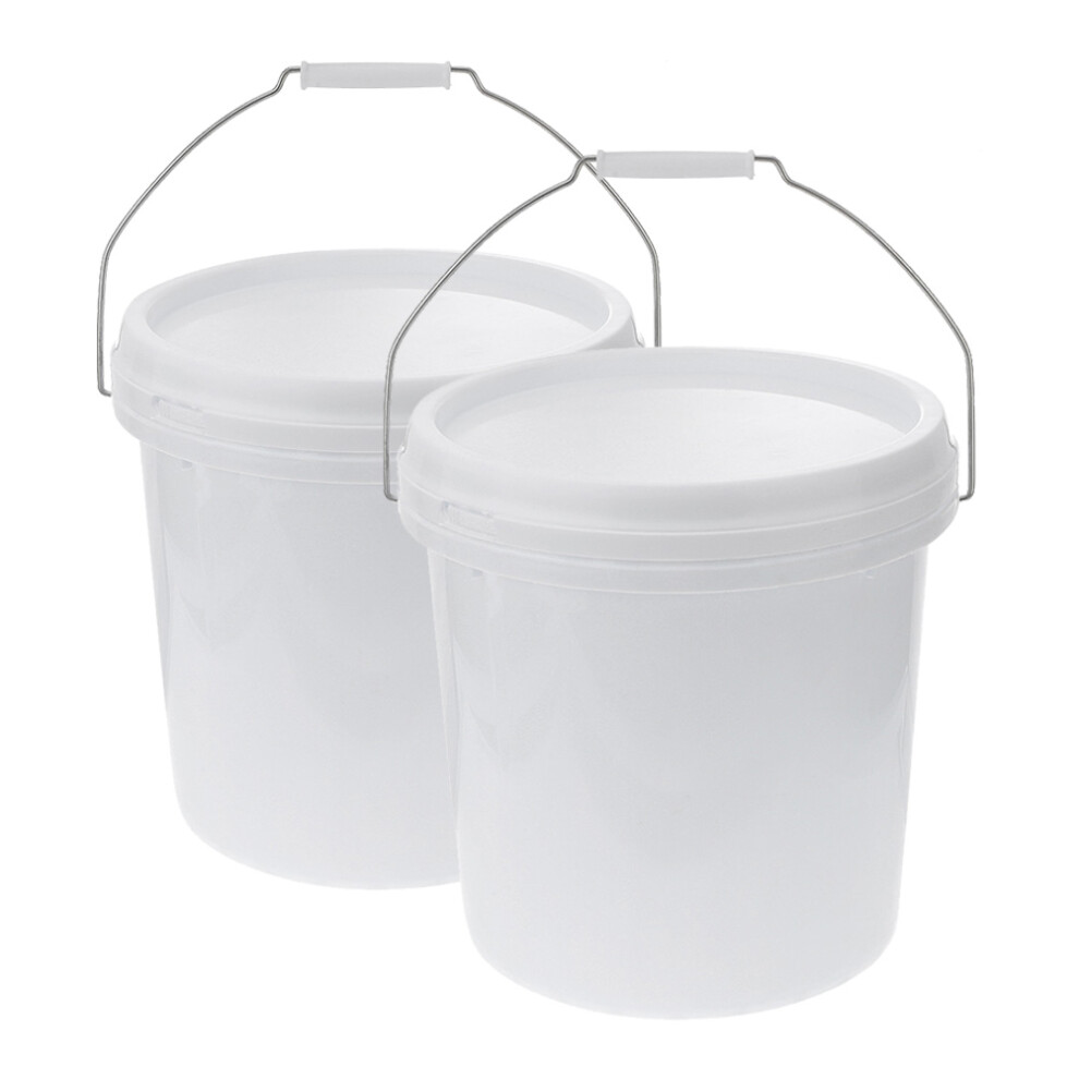 Water Bucket Plastic Reusable General Users Household 2Pcs 3163201106319
