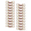 Bandage Clips Aluminum Rubber String 20pcs 1.4x0.6x0.08in 8