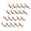 Bandage Clips Aluminum Rubber String 20pcs 1.4x0.6x0.08in 11