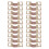 Bandage Clips Aluminum Rubber String 20pcs 1.4x0.6x0.08in 6