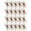 Bandage Clips Aluminum Rubber String 20pcs 1.4x0.6x0.08in 9