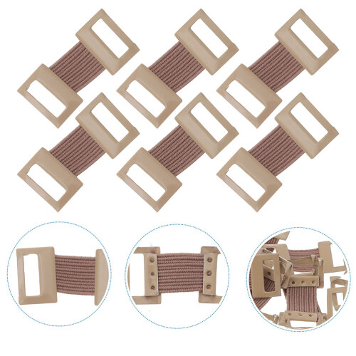 Bandage Clips Aluminum Rubber String 20pcs 1.4x0.6x0.08in 2