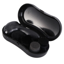 1 Set Electric Shoe Polisher With Brushes Shoes Care Machine (Black)