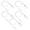 Event Safety Rope For Stage Light 5pcs 62x2x0.5cm 6