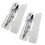 Silver Iron Drawing Compass Set for Students with Refillable Core 2Pcs 10