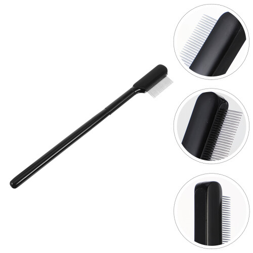 Smooth Edges Single-Sided Eyelash Brush Black 1pcs