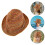 Sun Straw Raffia Straw Hat Assorted Color Foldable 1pack 9