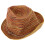 Sun Straw Raffia Straw Hat Assorted Color Foldable 1pack 11