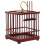 Raindrops Bird Keeping Cage Cage Dark Grey Wood 1 Pcs 1