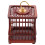 Raindrops Bird Keeping Cage Cage Dark Grey Wood 1 Pcs 7