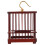 Raindrops Bird Keeping Cage Cage Dark Grey Wood 1 Pcs 11