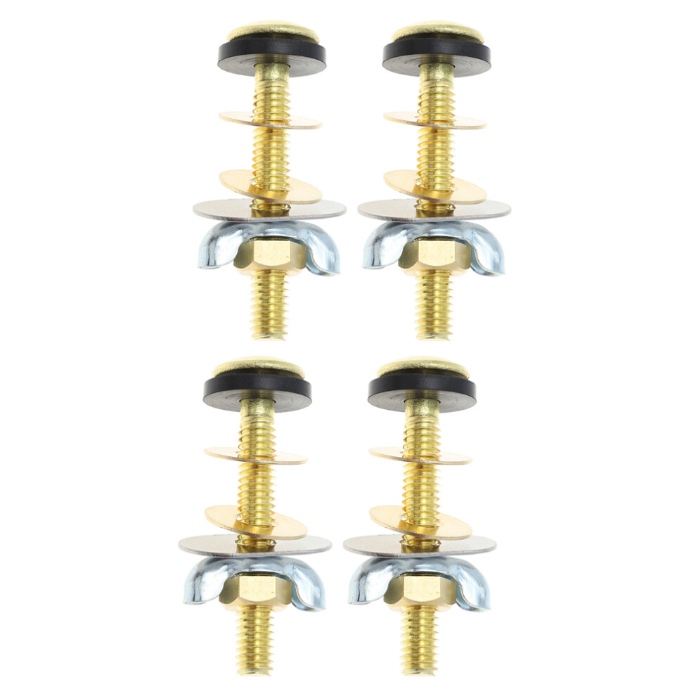 Raindrops 4 Pcs Toilet Parts Seat Hinges Replacement Fixing Bolts 3163201107019
