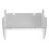 Book Storage Rack White Simple Shelf Child Wpc 6