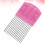 Compact Pink Paper-Rolling Comb Tool For Use 1pc 10