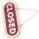 Double Sided Hanging Plaque Office 23.70x9.50x1.10cm 9