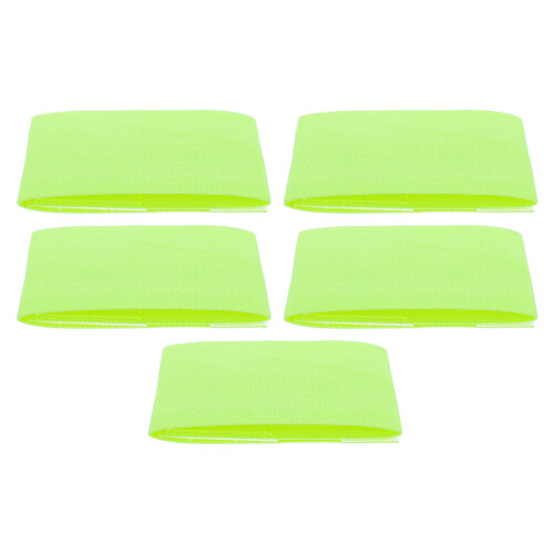 Raindrops Adjustable Sport Captains Armband Light Green 5set