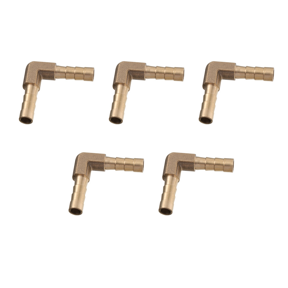 5Pcs Brass Quick Connector Barbed Hose Adapter For Water Gas Pipe 3163201119692