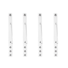 25 Pcs Charms For Bracelet Making Cuff Bracelets Women White
