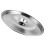 Silver Metal Pot Lid With Convenient Handle For Kitchen 8