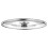Silver Metal Pot Lid With Convenient Handle For Kitchen 9