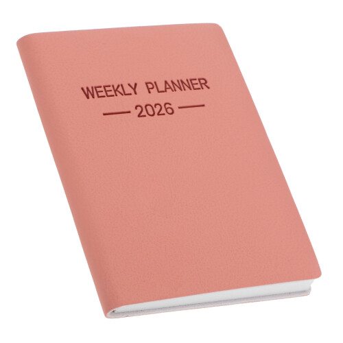 Weekly Planner Pink Paper 1pcs Compact Design Calendar