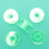 Raindrops  25 Pcs Sewing Machine Bobbin Box Embroidery Bobbins For Kit 7