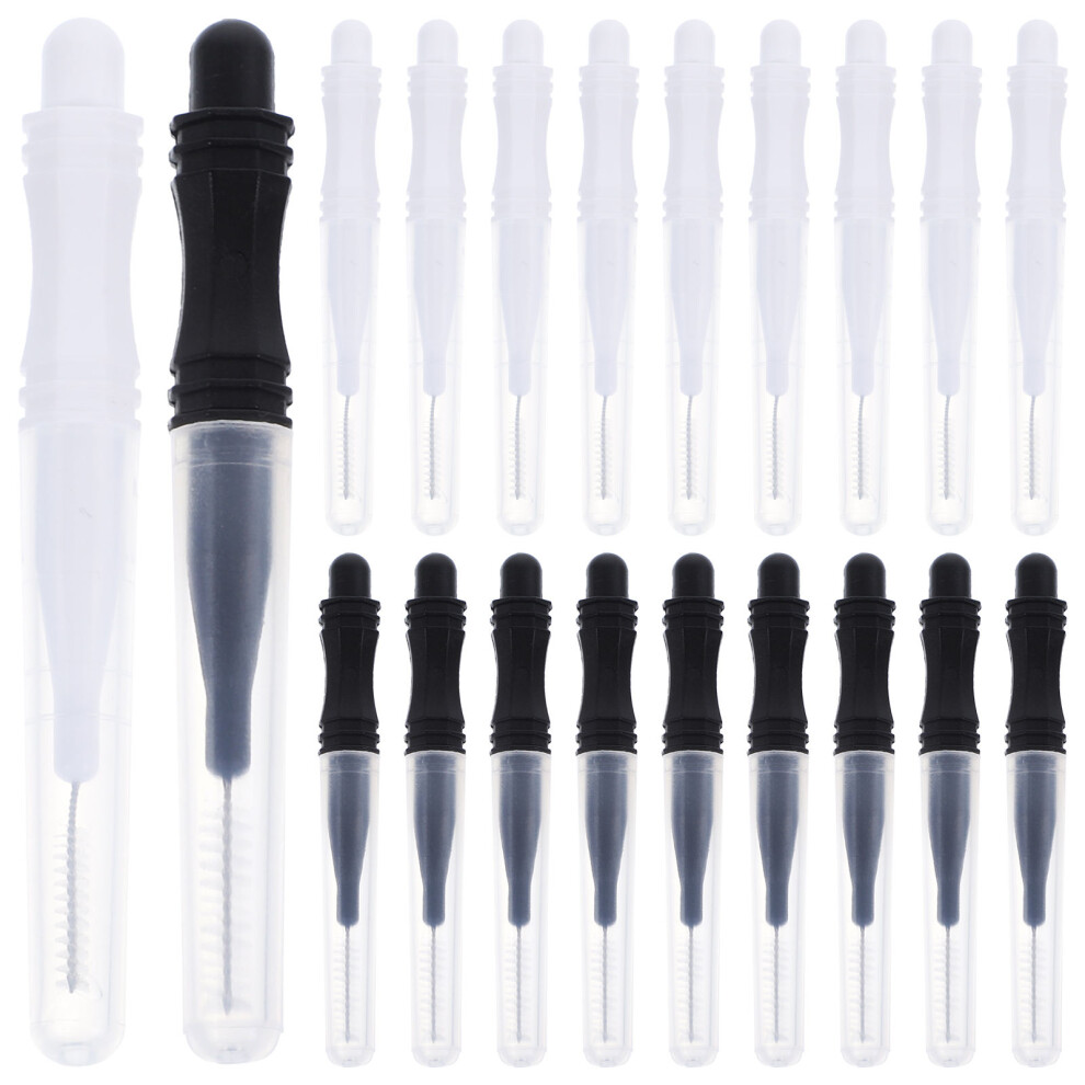 Aboofan 60 Pcs Useful Eyebrow Brush Eyebrow Brush Tool For Brow Eyebrow Makeup