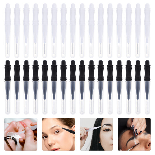 60 Pcs Useful Eyebrow Brush Eyebrow Brush Tool for Brow Eyebrow Makeup 2