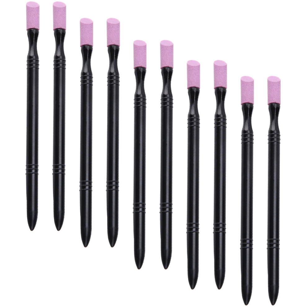 Totority 10Pcs Pen For Nail Polishing Pen .5X0.5in