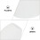 Diffuse Lighting Plastic Ceiling Light Cover 6pcs 10