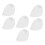 Diffuse Lighting Plastic Ceiling Light Cover 6pcs 5