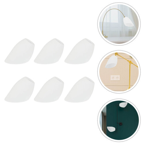 Diffuse Lighting Plastic Ceiling Light Cover 6pcs 1