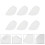 Diffuse Lighting Plastic Ceiling Light Cover 6pcs 3