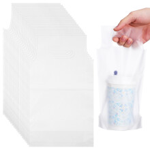 500 Pcs Cloth Raincoat Storage Bag Milk Tea Travel