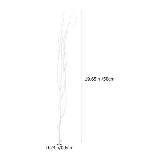 Natural Tree Branches Dried Tree Branches White 12pcs 1