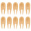 10Pcs Multi-Functional Bamboo Golfs Lawn Repair Fork Sports Tool 1