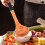 Wooden Plastic Handle Ladles for Cooking Kitchen Multi-Use Spoons 3